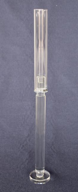 Tall Crystal Candle Stick Screw Top